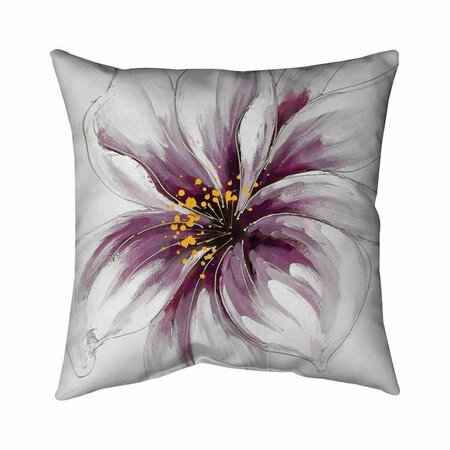 FONDO 20 x 20 in. Purple Orchid-Double Sided Print Indoor Pillow FO2791825